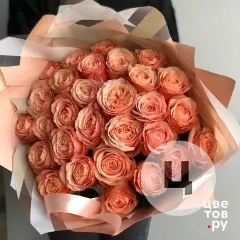 Букет из 25 роз сорта Kahala